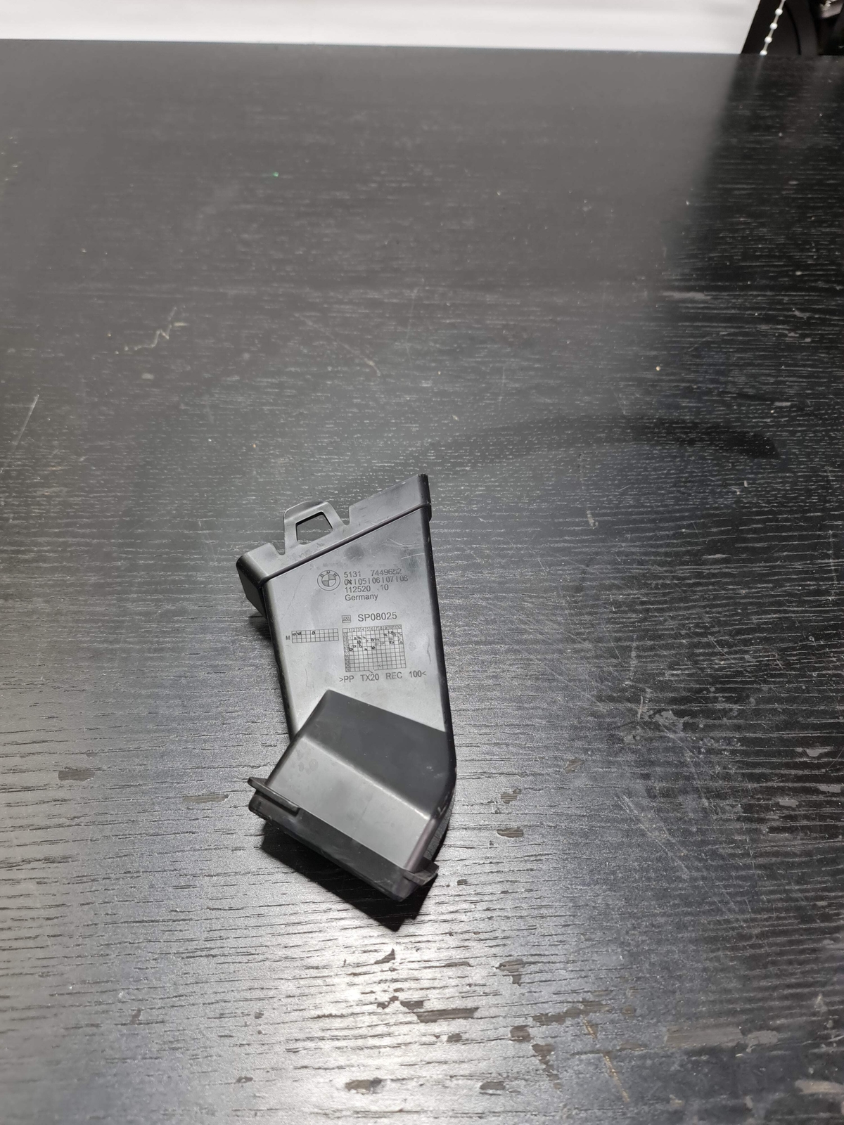 0 Bmw 4 Convertible G23 Right Lower Scuttle Water Drain Channel 7449652 2022 RHD 5 image 4