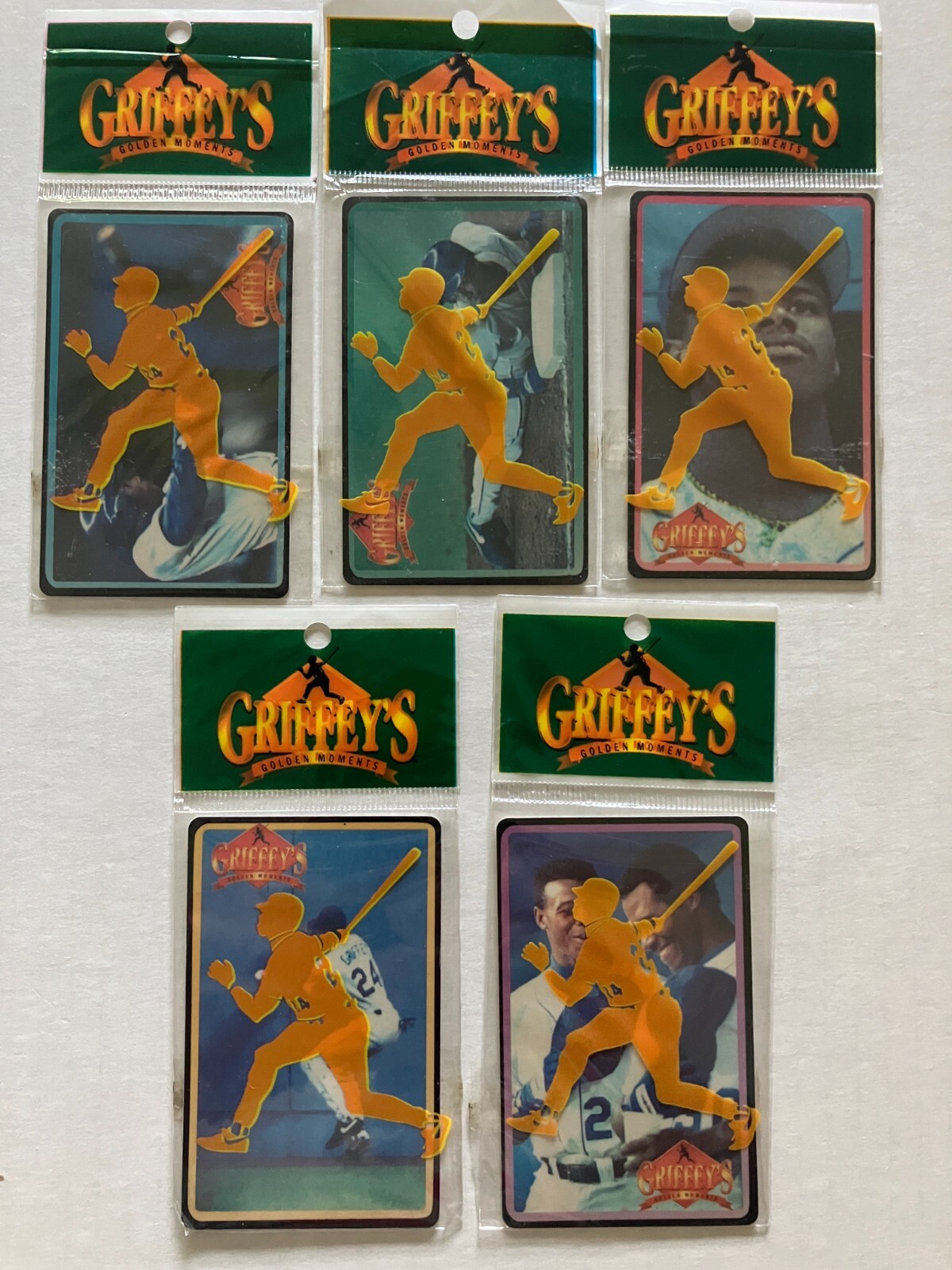 Ken Griffy jr カード 🔥1990 Fleer Ken Griffey Jr.🔥#513 💙BLUE HEART MISPRINT💙+
