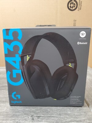 Logitech G435 Lightspeed Wireless & Bluetooth Gaming Headset BLACK 981-001049