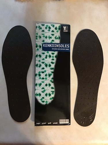 NIKKEN KENKO MAGNETIC INSOLES #2003 LARGE,13-17  NEW OLD STOCK IN PACKAGE