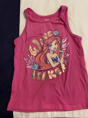 Disney Jumping Beans Girls Ariel Tank Top Size 4t