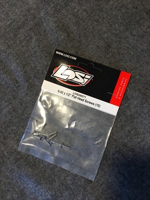 team Losi racing tlr Losa6271 5-40x1/2 Flat Head Screws x10