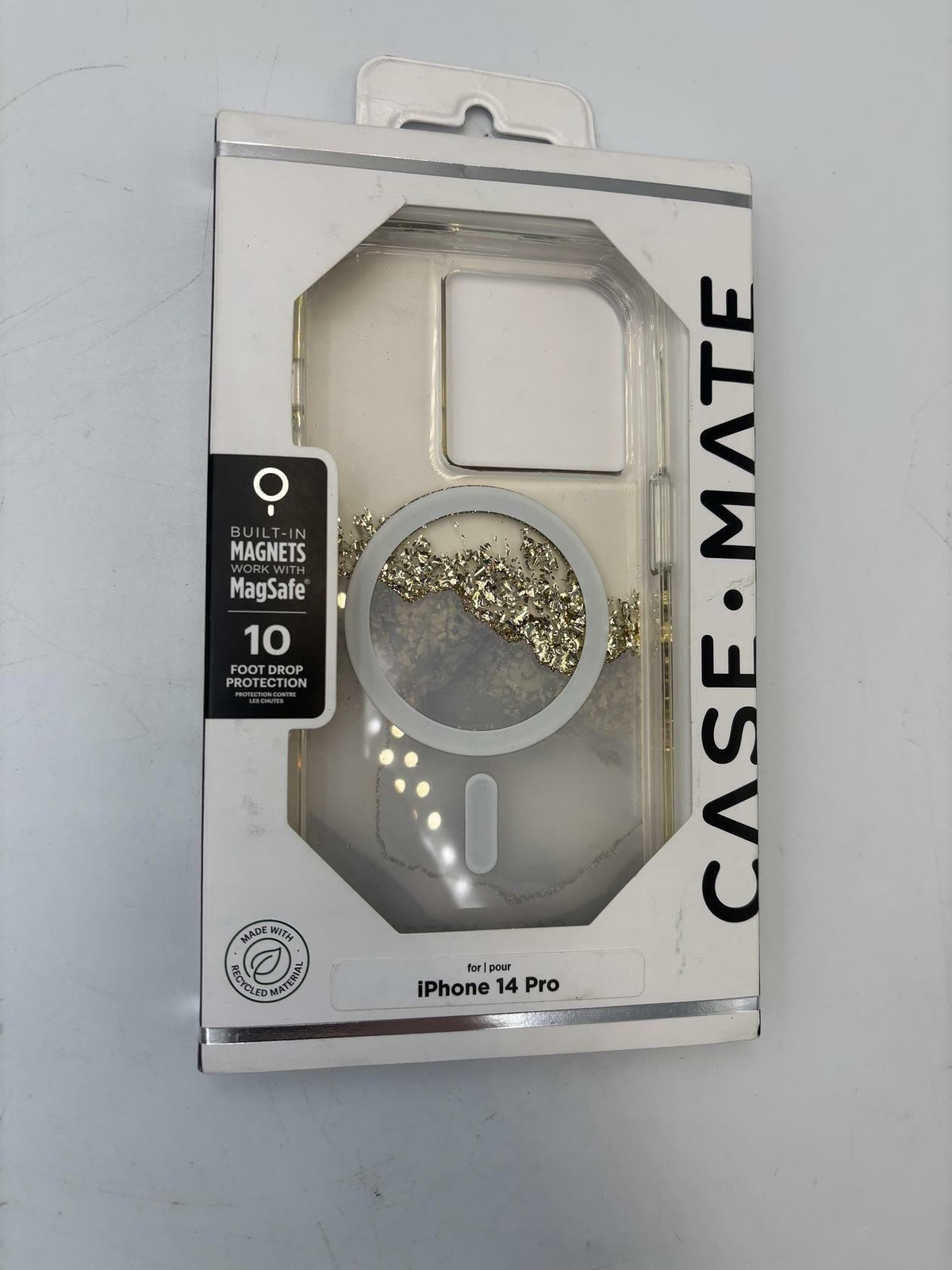 Case-Mate iPhone 14 Pro Case - Karat Marble -For iPhone 14 Pro 6.1"- Slim Fit