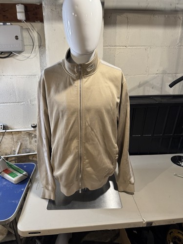 SCAPE YITHジャケット Kith Beige Logo Applique Detail Jersey Zip Front Jacket L | eBay