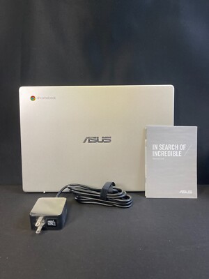 Asus Chromebook C424M Silver 4GB RAM 128GB EMMC 14 Inch Intel N4020 Laptop