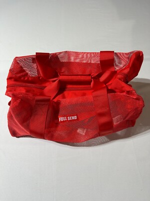 Nelk Full Send Mesh Duffle Bag Red May Drop 2021 BRAND NEW