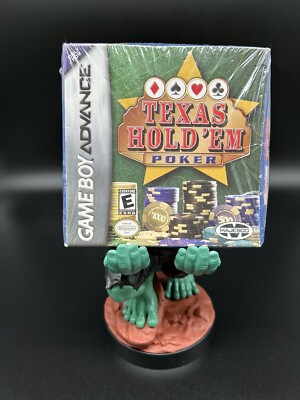 Texas Hold 'Em Poker 2004 Casino & Cards Nintendo Game Boy Advance GBA Sealed!!!