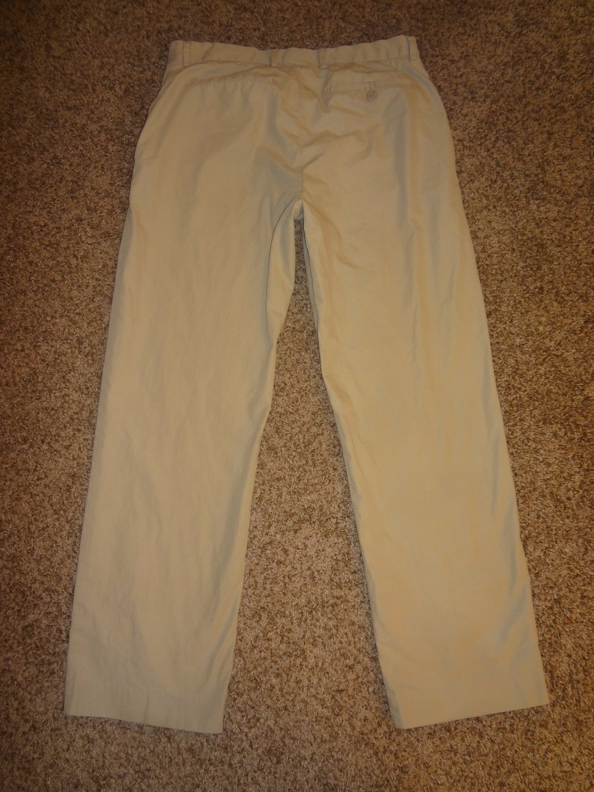 banana republic mens khaki pants, sz 34x32, flat front 6036