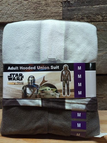 Briefly Stated Disney Star Wars Mandalorian Mando Union Suit Medium NWT