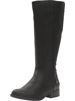 

Женские ботинки для верховой езды LIFE STRIDE Black Metal Wide Calf Xandy Toe Block Heel, Черный, E5482M3
