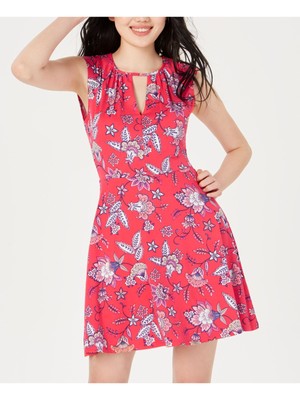 Женское красное платье без рукавов BEBOP Short Fit + Flare Размер: XXS