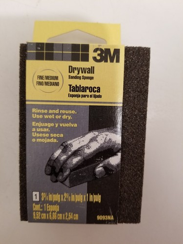 3m Drywall Sanding Sponge Fine, Medium Drywall