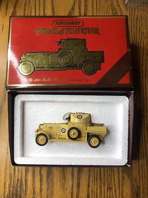 Matchbox Models of Yesteryear- YS-38 1920 Rolls-Royce Armoured Car, Special Ed.