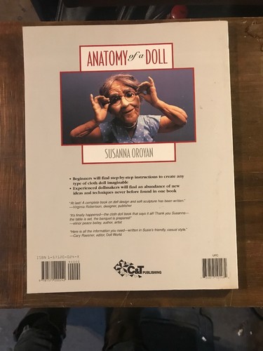 Doll Making Book Anatomy of Doll Susanna Oroyan Fabric Sculptor's Handbook Like