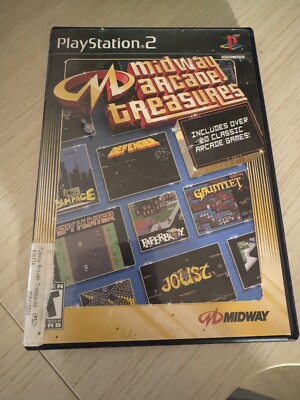 Midway Arcade Treasures (Sony PlayStation 2, 2003) Complete CIB Tested