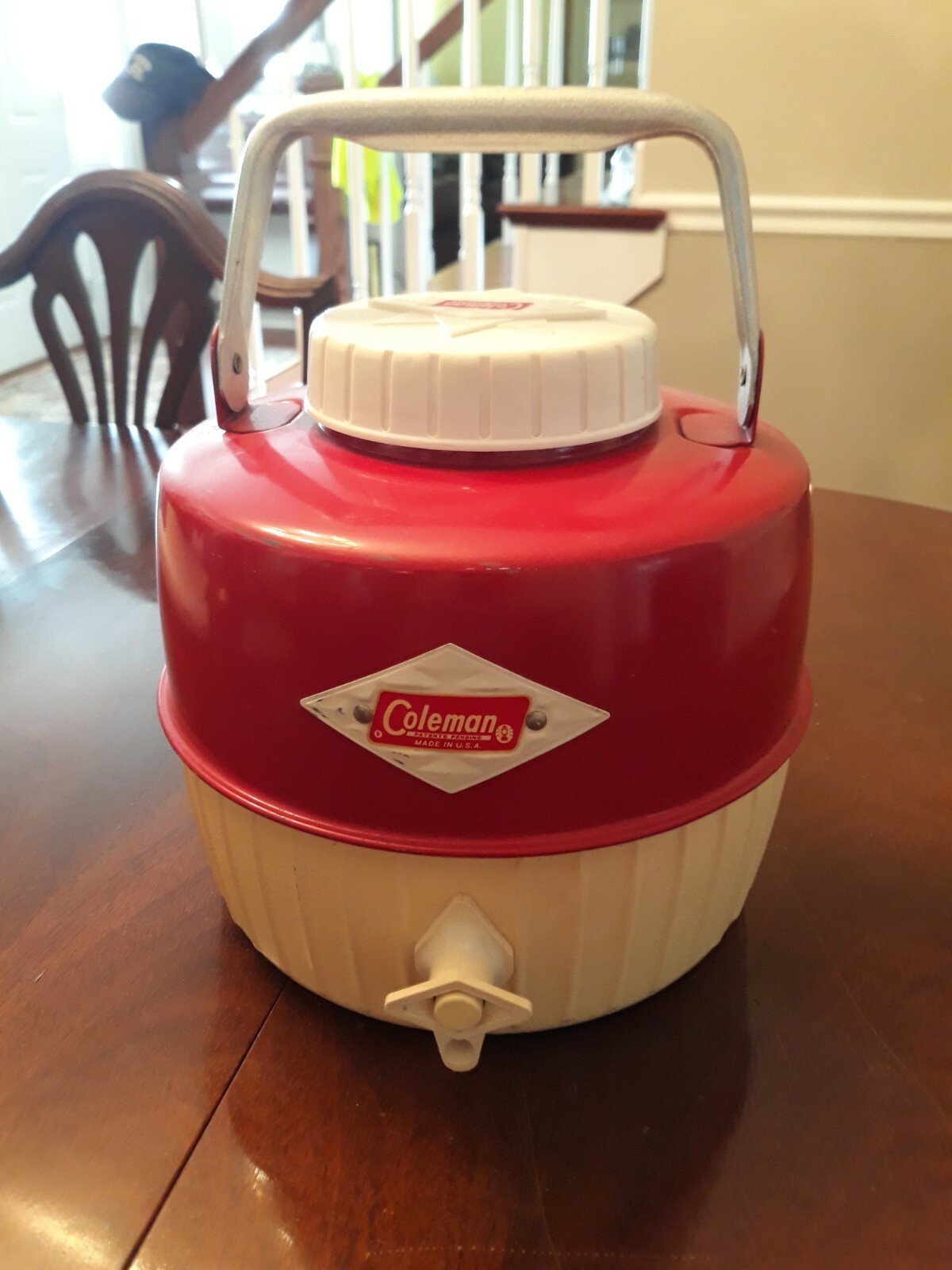 Vintage Coleman Drink Cooler Fully Operational 1960s Excellent Graphics