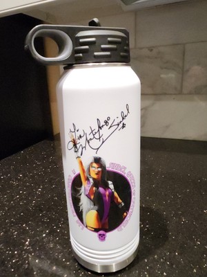 Mortal Kombat 3 Sindel Promo thermos MK3 arcade game - Rare