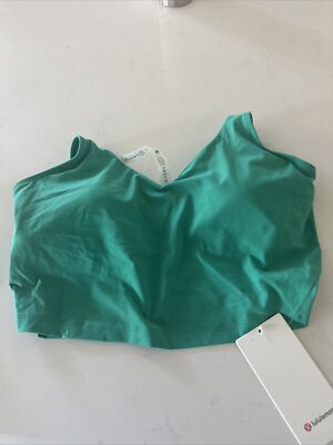 New Lululemon Align Cropped Cami Tank Top, A/B Cup SAKP Pink Size 14