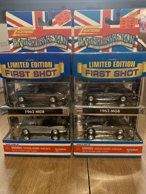 Johnny Lightning British Invasion First Shot 1962 MGB X2 Error Both Painted