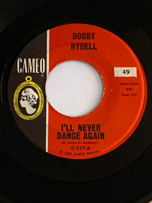 BOBBY RYDELL: I'll Never Dance Again / Gee, It's  Wonderful - 1960 - C-217 - VG+