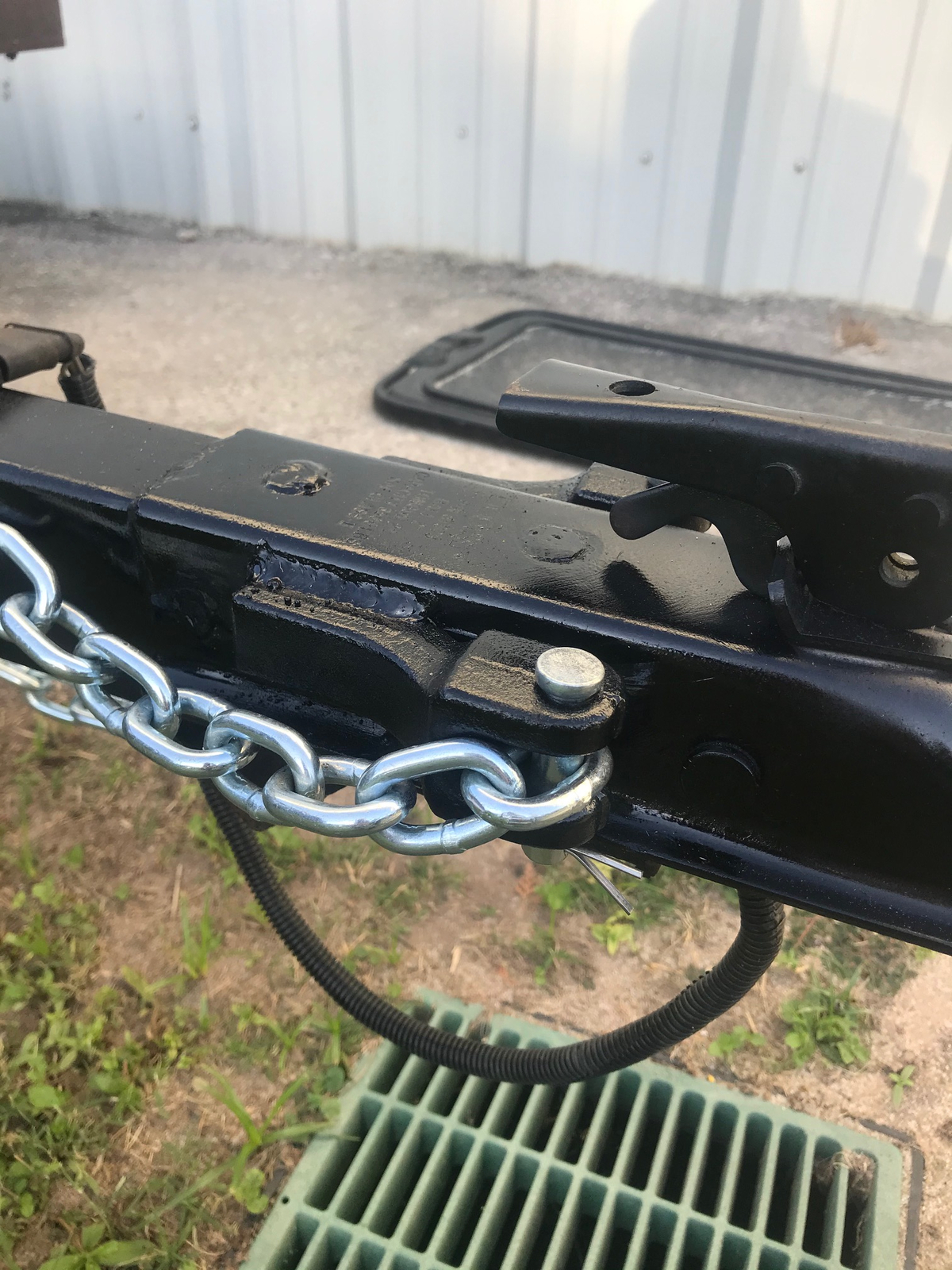 Weld On Safety Chain Retainer for 5/16" Chain Truck Trailer Hitch 2 PC