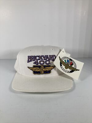 New w/ tag Vtg BRICKYARD 400 HAT Indianapolis Motor Speedway snapback Racing Cap