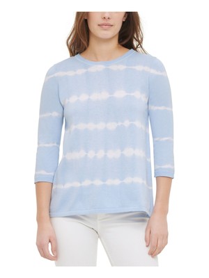 

Женский свитер CALVIN KLEIN с рукавами 3/4 и круглым вырезом, Light blue