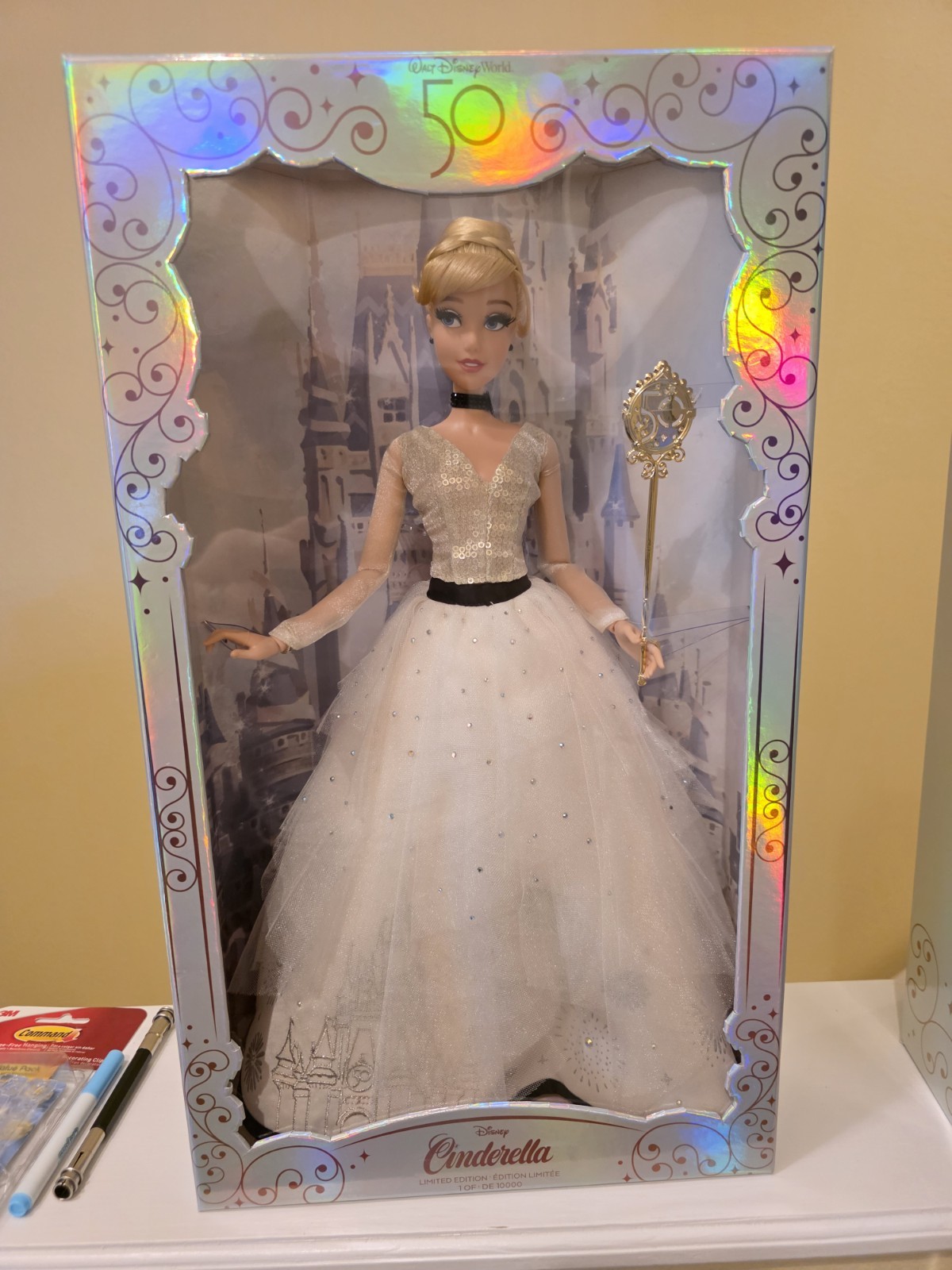 Walt Disney World 50th Anniversary Cinderella Limited Edition Doll 