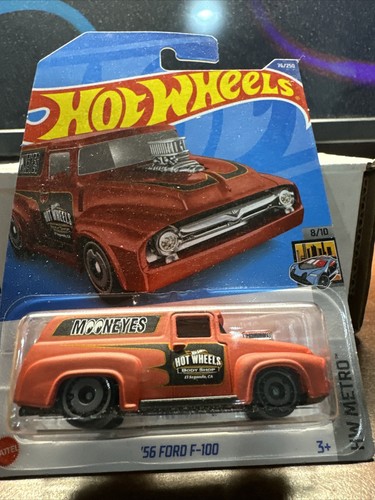 HOT WHEELS MOON EYES 56 FORD F-100 | eBay