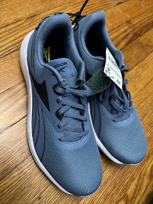 New Reebok Men's Lite Plus 3.0 Running Shoe Blue Slate Black White Sz 9.5 H00896