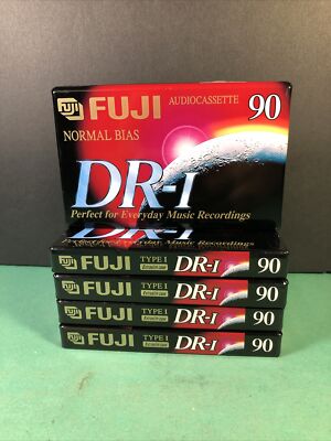 5 Lot | Fuji DR-I 90 | Blank Audio Cassette Tapes | Sealed