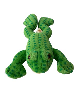 Vintage Dakin Spotted Frog 8'' Plush Stuffed Animal Croaker Sound Rattle Toy 1992