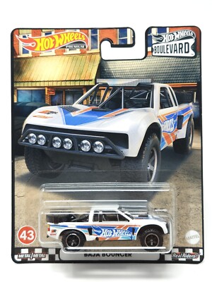 Hot Wheels Premium Baja Bouncer Boulevard #43 Real Riders Trophy Truck NEW