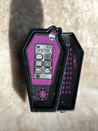 MONSTER HIGH Doll Spectra Vondergeist Dot Dead ICoffin Phone