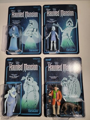 Super7 ReAction The Haunted Mansion Wave 2 Full Set - 4 Pack