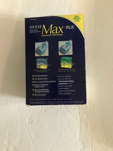 Nova Max Plus Blood Glucose Monitoring System