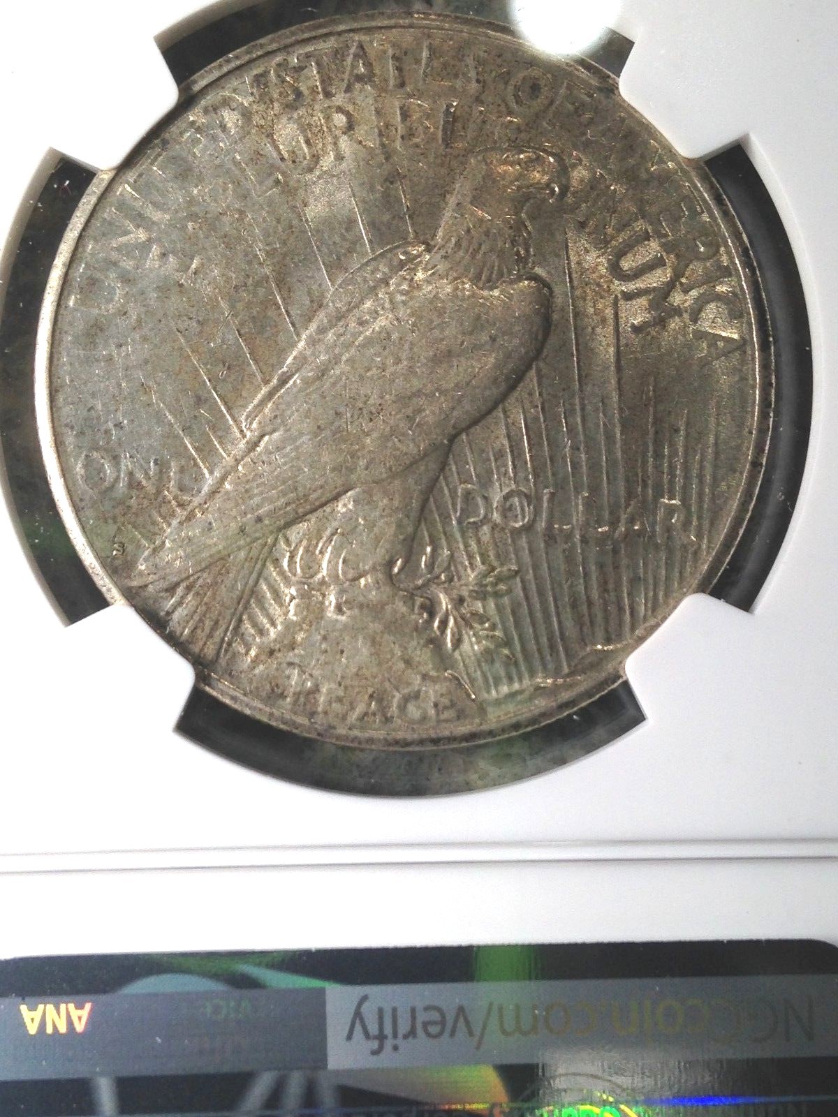 1924-S Peace Silver Dollar NGC AU 58 AU About Uncirculated SF Mint