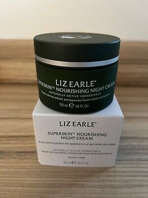 Liz Earle Superskin Nourishing Night Cream Moisturiser Firms 50ml NEW & BOXED