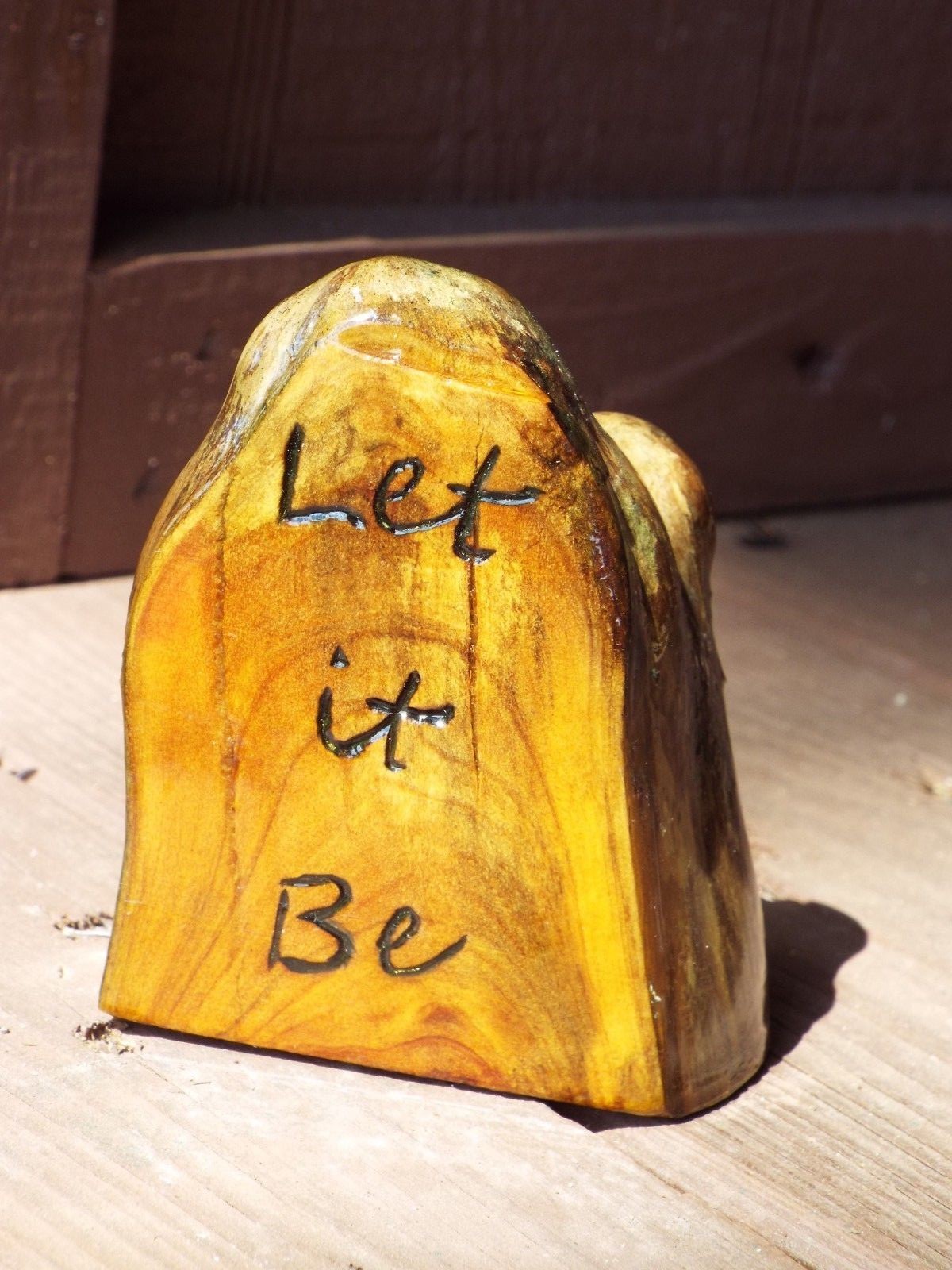 Handmade Burned Wood Pieces Family Love Home Decor