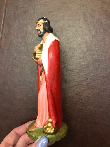 VINTAGE HOLLAND O MOLD Wise Man NATIVITY FIGURE CHRISTMAS DECOR