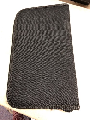 CD Projects CD/DVD Case-Navy Blue/Black Trim-132 CD/DVD Slots