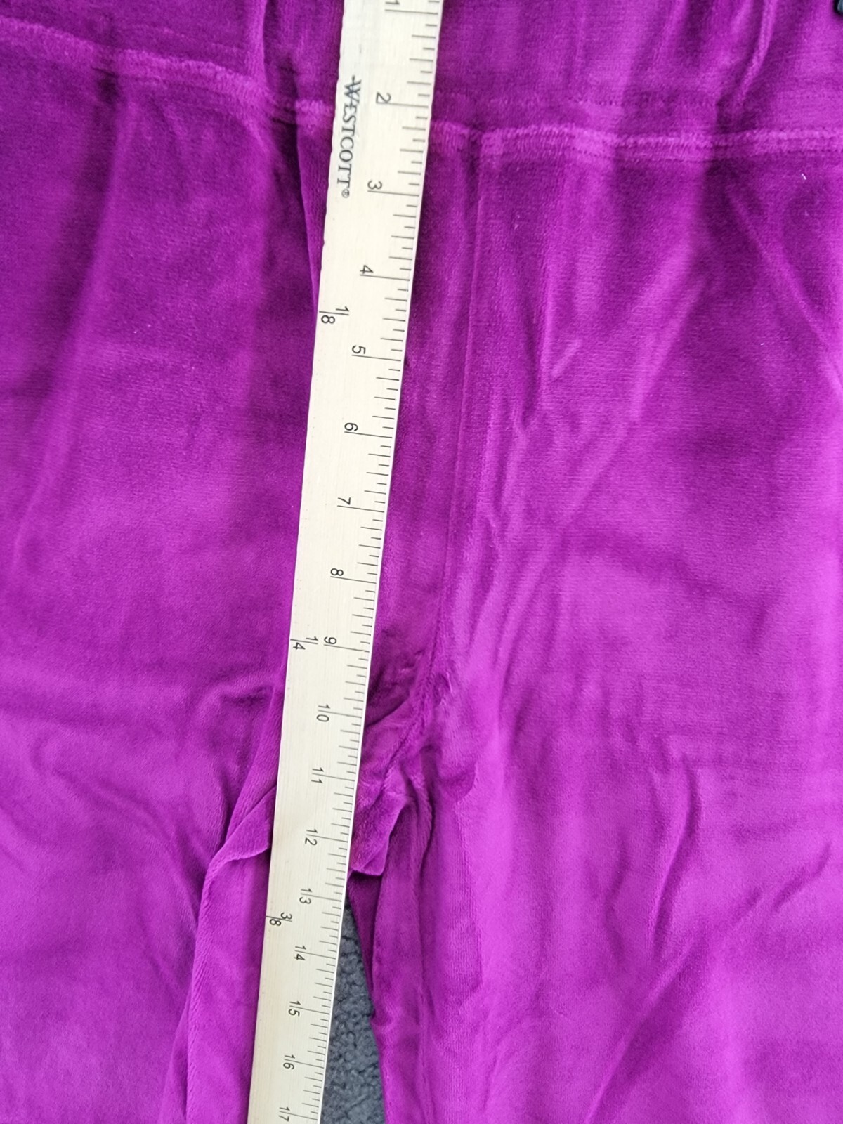 Wilt Velour Wide Leg Pants Women's Small Magnolia Solid Elastic Waist Pull On - Picture 8 of 17