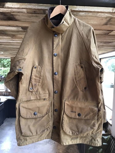 Barbour Craster C44 Mens Large Waterproof 10oz Heavyweight Barbour Craster C44 Mens Large Waterproof 10oz Heavyweight