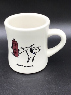 Bad Dog Wisdom Restaurant Ware Coffee Cup Mug  Assert Yourself 