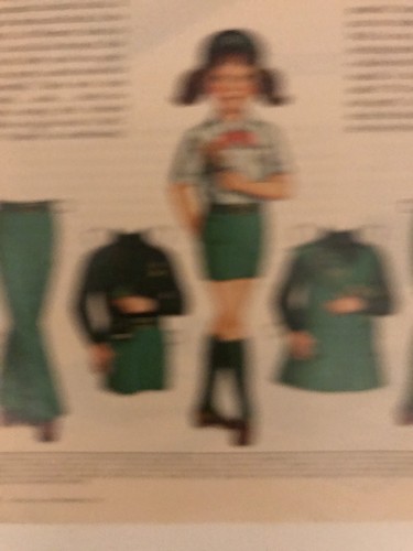 Betsy McCall Mag. Paper Doll, Betsy McCall Girl Scout in the Woods, Sept. 1973