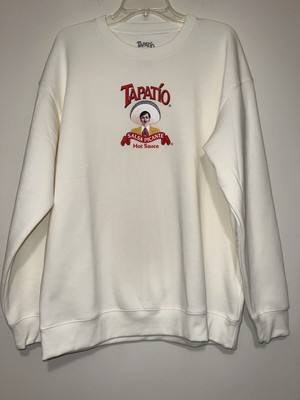 Tapatío Salsa Picante Long Sleeve Size L Crew Neck Sweatshirt RARE New