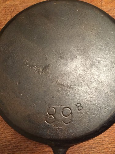 CFH vintage hammered lid with cast iron skillet rare