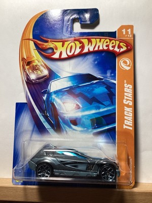 2008 Hot Wheels: #111 Track Stars - 11/12 ACCELIUM - Gray w/Blue