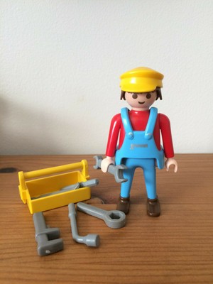 PLAYMOBIL 1.2.3. / Grand Train avec rails, Personnages, Ref 6606 EUR 49