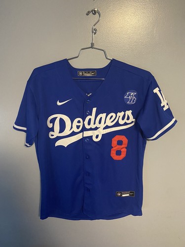 Men's Los Angeles Dodgers Kobe Bryant 8 +24 Baseball jersey Large